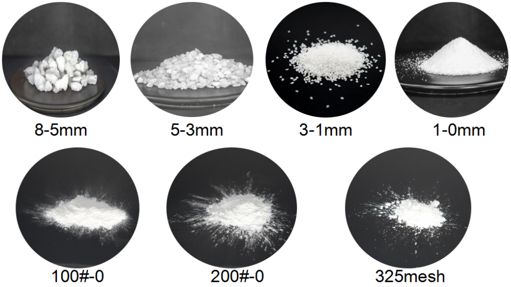 آلومینا ذوب شده سفید 0-1mm 1-3mm 3-5mm  -1-